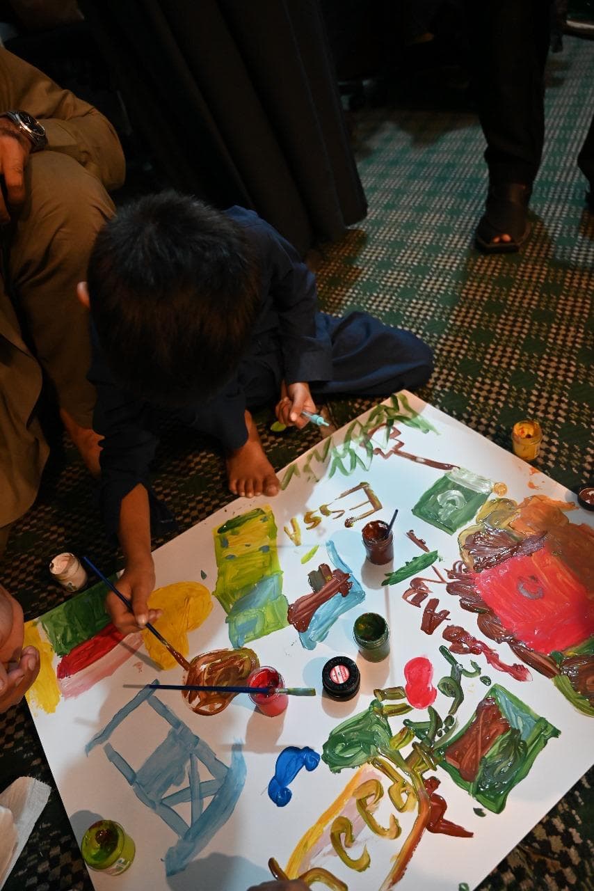 Young person with special needs using assistive technology